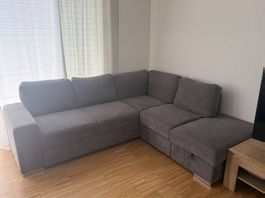 Couch mit Schlaffunktion grau 240x200m gebraucht 