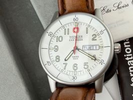 WENGER Herrenuhr 38mm / montre homme / fonctionne full set