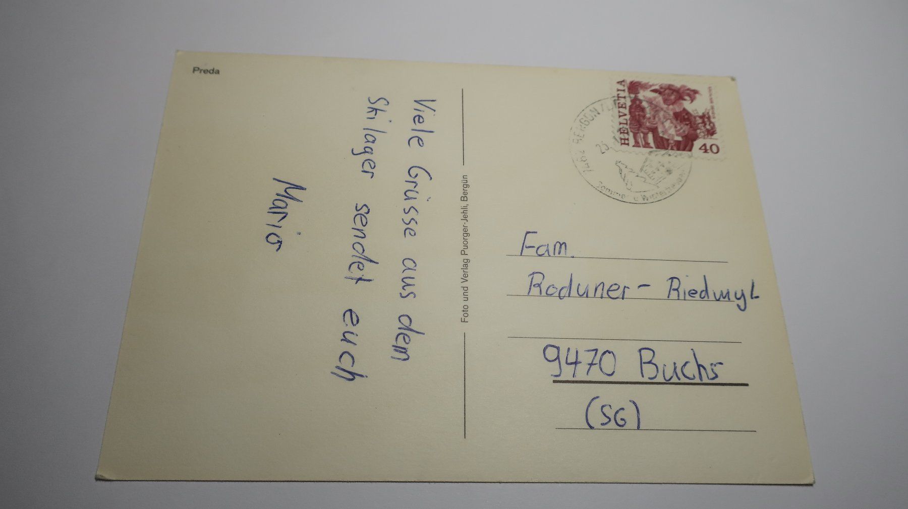 Cartoline postali: Preda – Usato da Cormoret venduto da Pascalll2001 3