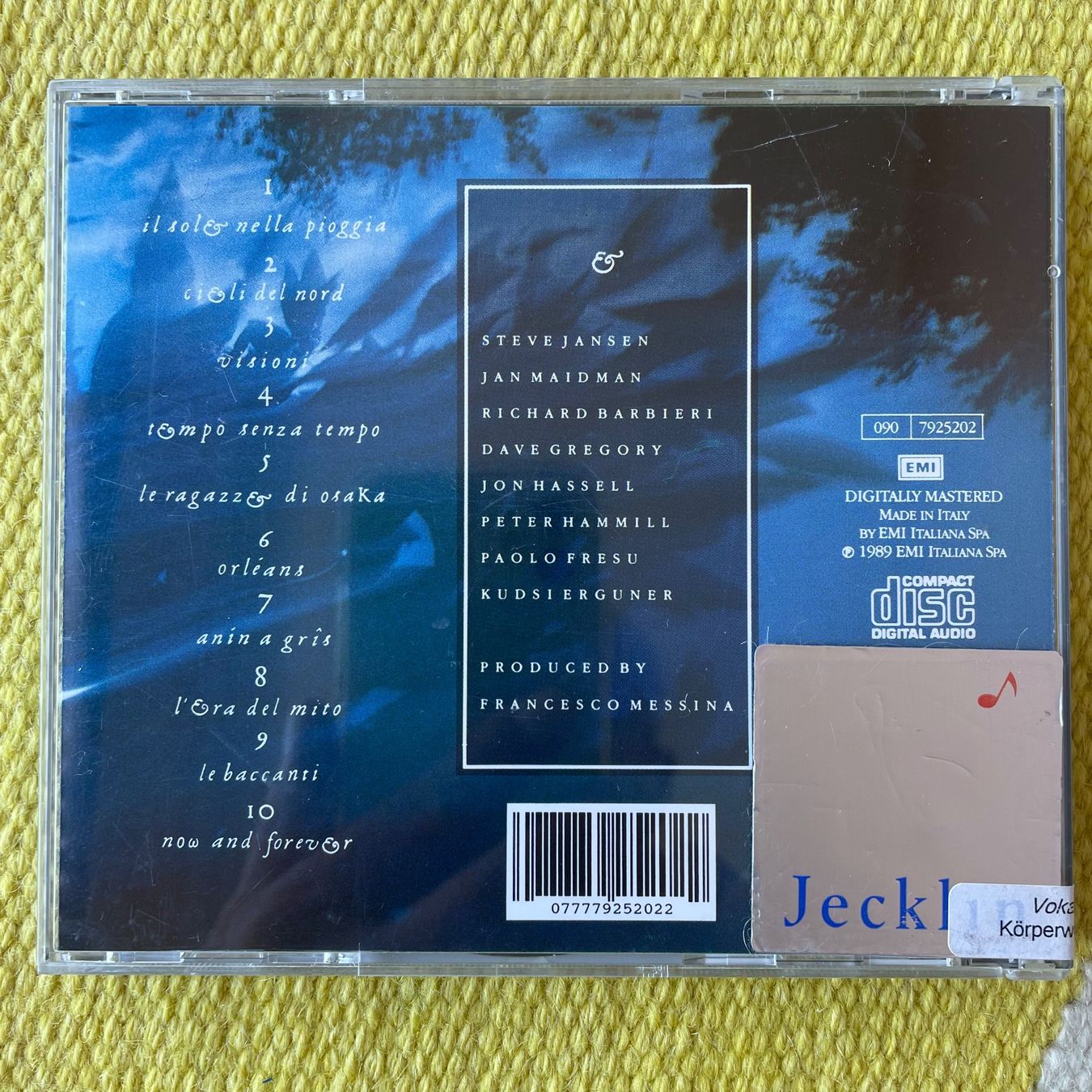 CDs: ALICE-IL SOL&NELLA PIOGGIA – Gebraucht aus Rorschacherberg von CD-Roli 1