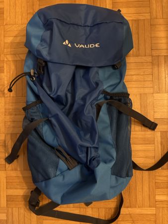 Zaino Vaude blu per escursioni in buone condizioni