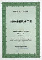 Mutik AG Luzern - 1972