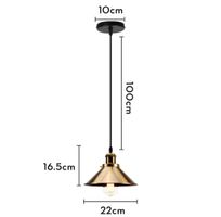 Lampes suspendues aspect rouillé vintage, industriel, loft