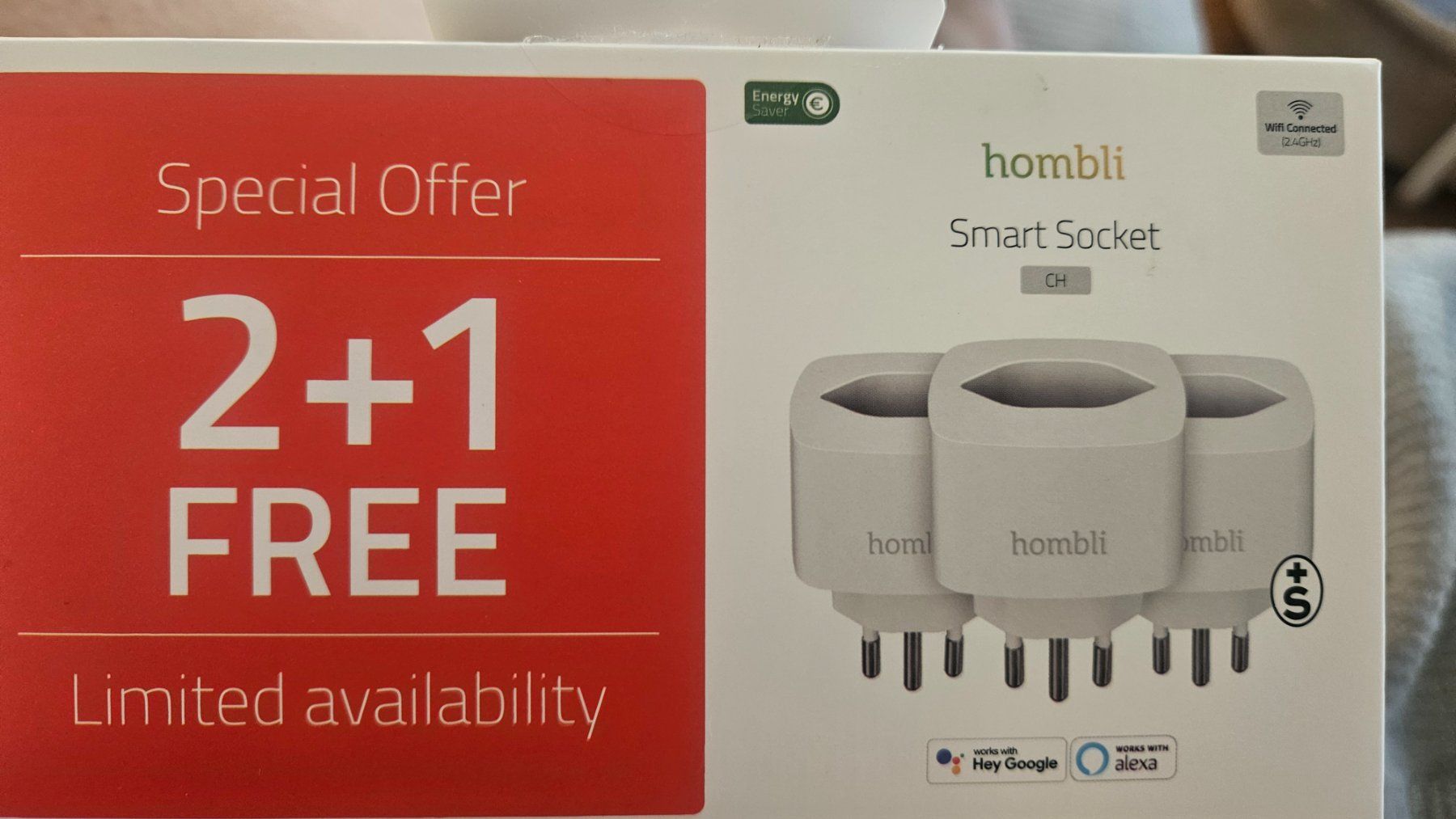 Schalter: Hombli Smart Socket CH 2+1 Set neu – Gebraucht aus Zug von Kira_6300 1