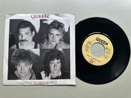 QUEEN FREDDIE MERCURY tolle I want to break free Single Kult