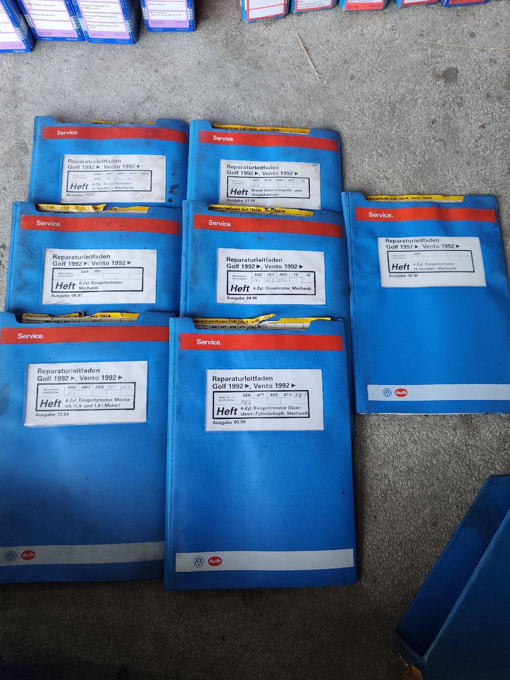 Bücher: Werkstatthandbücher VW Golf 1992/ Vento 1992 – Gebraucht aus Rebstein von andi322 1