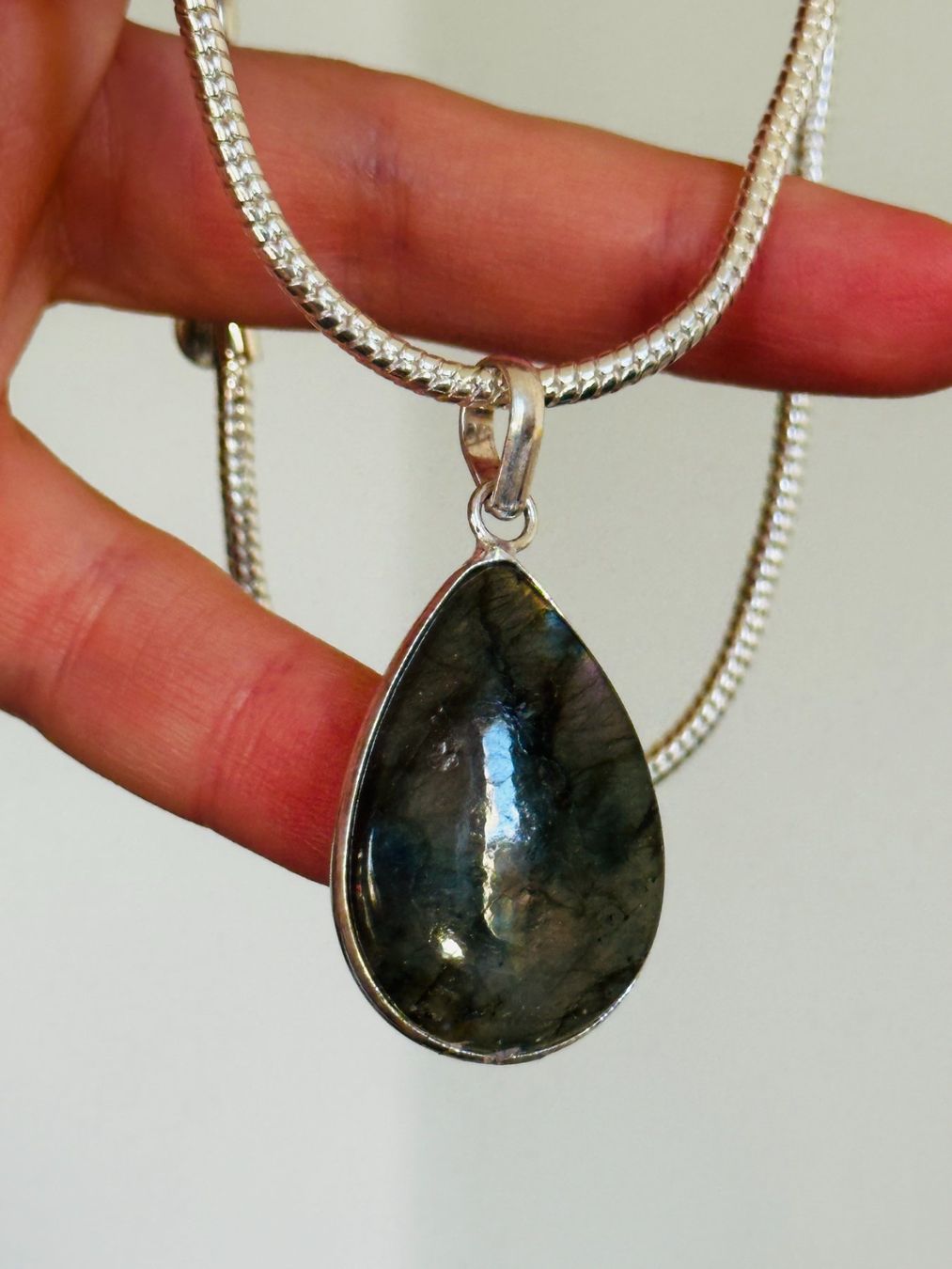 Catenine: Labradorite necklace – Nuovo e nell'imballaggio originale da Genève venduto da AGBERG 7