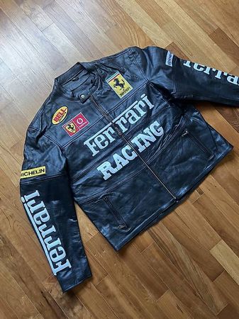 Ferrari Lederjacke moto Giacca chaqueta Racing