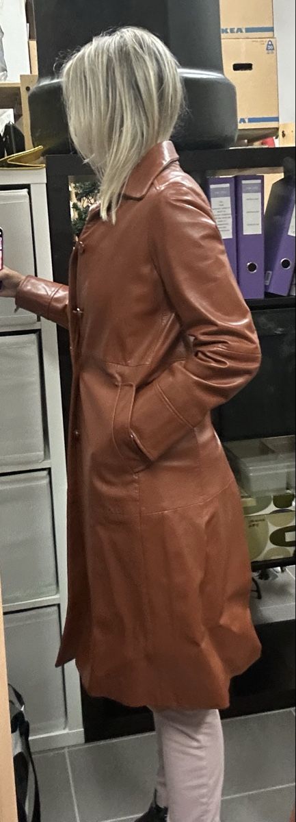 Jacken: Giacca in pelle color mattone – Gebraucht aus Sorengo von at217 3