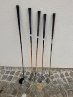 5 diverse Golfschläger, NEUWERTIG