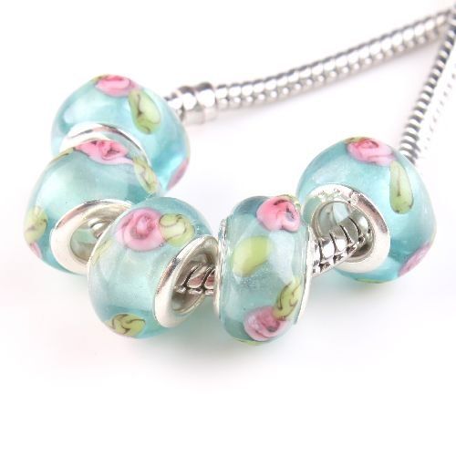 Perle (finte): Lampwork Glasperle, Glass Bead Modul Perle – Nuovo (secondo la descrizione) da Langenthal venduto da flowersNbirds 3