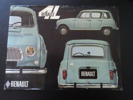 Prospekt Renault 4L MK1 1963 Rarität!!