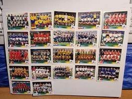 panini wm 1998 super seltener lot nur mannschaften x22