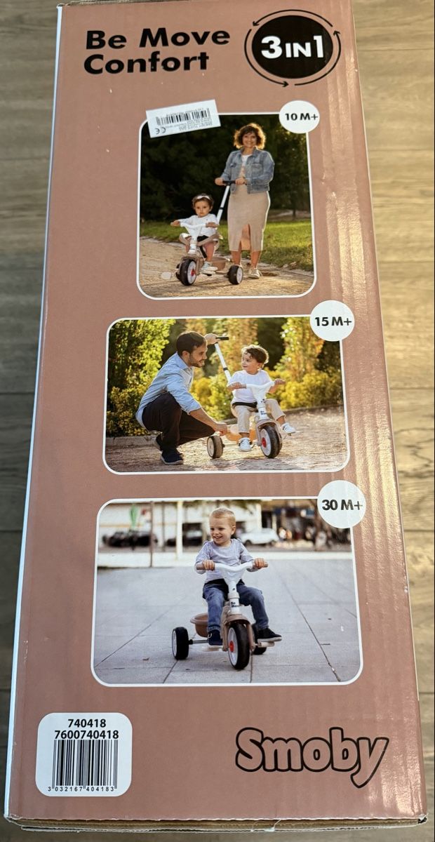 Smoby Veicoli per bambini: Smoby Dreirad Be Move Komfort beige – Nuovo e nell'imballaggio originale da Steinen venduto da LaBelle16 2