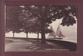 MORGES - Parc de l'Indépendance - Barque du Léman - 1920