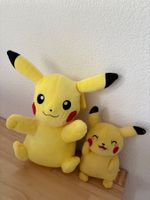 Niedliche Pikachu Plüschtier-Familie, 2 Stück, Top Zustand!