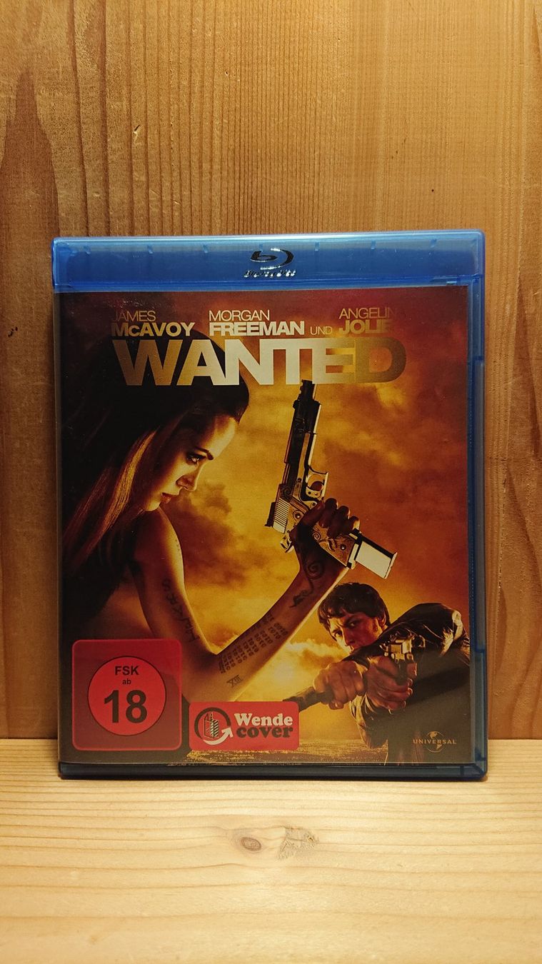 Tutti i DVDs: WANTED Blu-Ray mit Angelina Jolie – Usato da Wilderswil venduto da Exebub