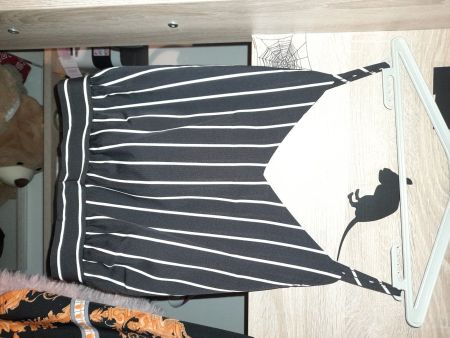 Top gestreift schwarz weiss onesize bauchfrei