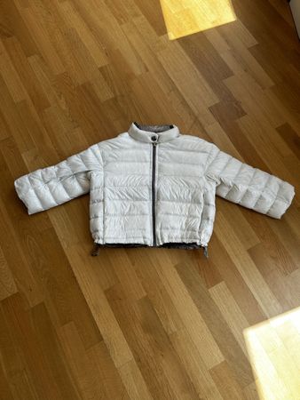 Stylische Designerjacke – Größe 42 mit Echtfell