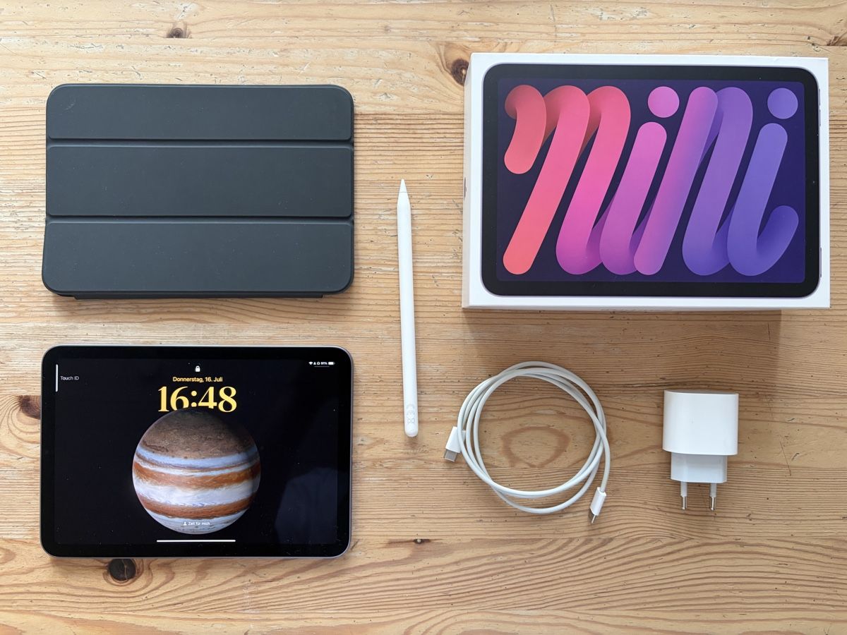 Apple Tablet PC: iPad Mini 6. Gen + Stift + Hülle + Zubehör – Gebraucht aus Kriens von dju_l28y