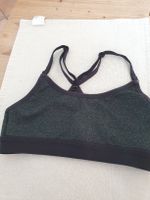 Sport BH Grau/Schwarz, Grösse XS, ideal für den Sommer!