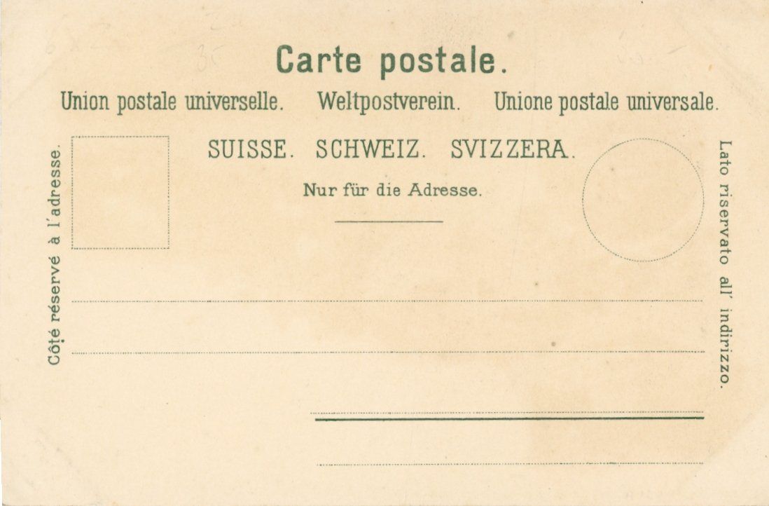 Cartoline postali: Bendlikon   ZH    -    LITHO      ca. 1900 – Usato da Brig venduto da Valcards54 1