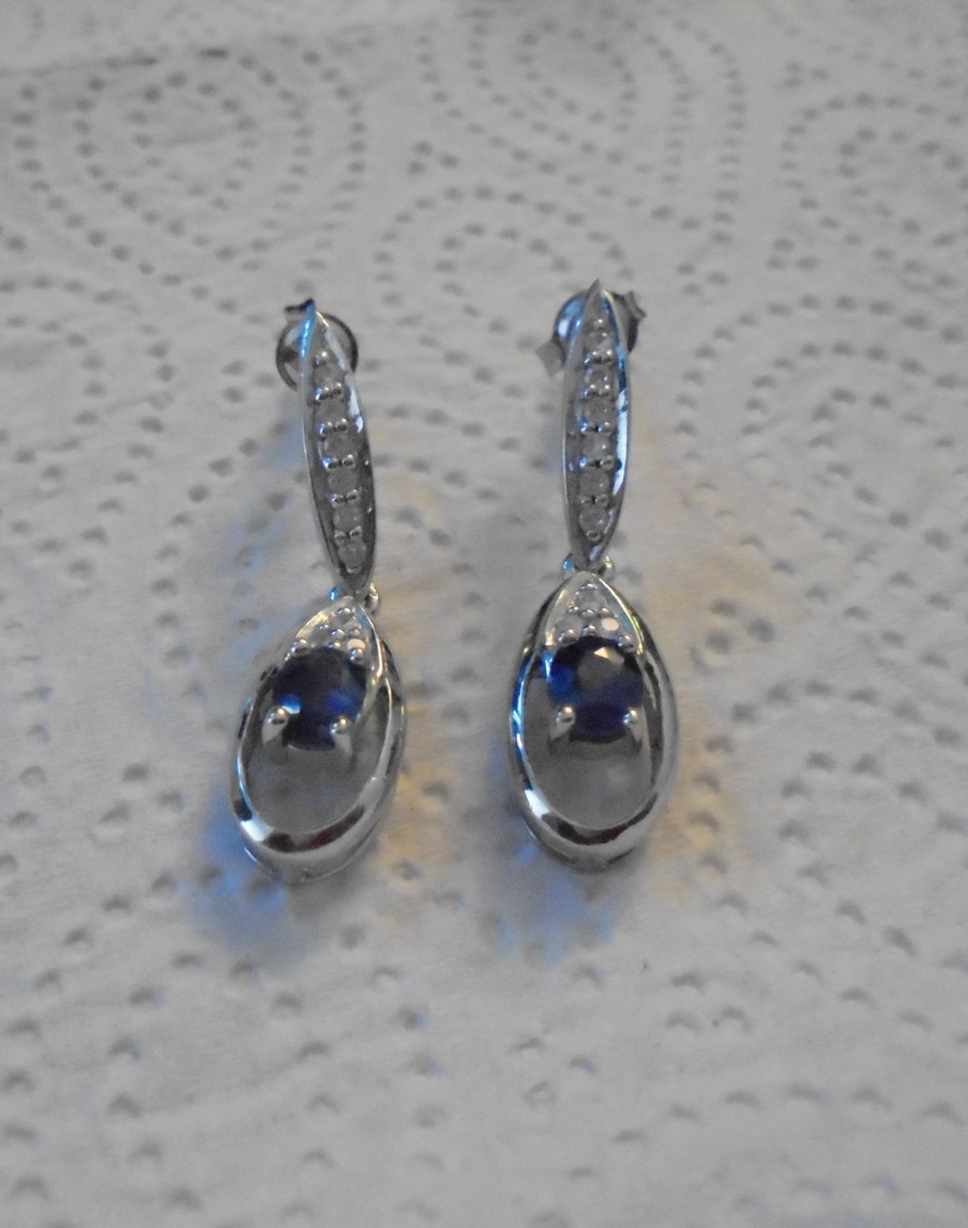 Ohrringe & -stecker: Echtschmuck: Kanchanaburi-Saphir-Silberohrstecker – Neu (gemäss Beschreibung) aus Zuchwil von maumauchi 4