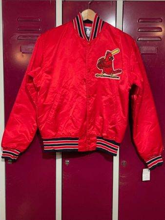 VINTAGE STARTER ST. LOUIS CARDINALS MLB SATIN JACKET SZ: M