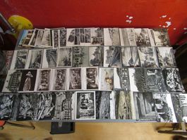 50 alte unbeschriebene Postkarten,  Vintage ca. 50er Jahre