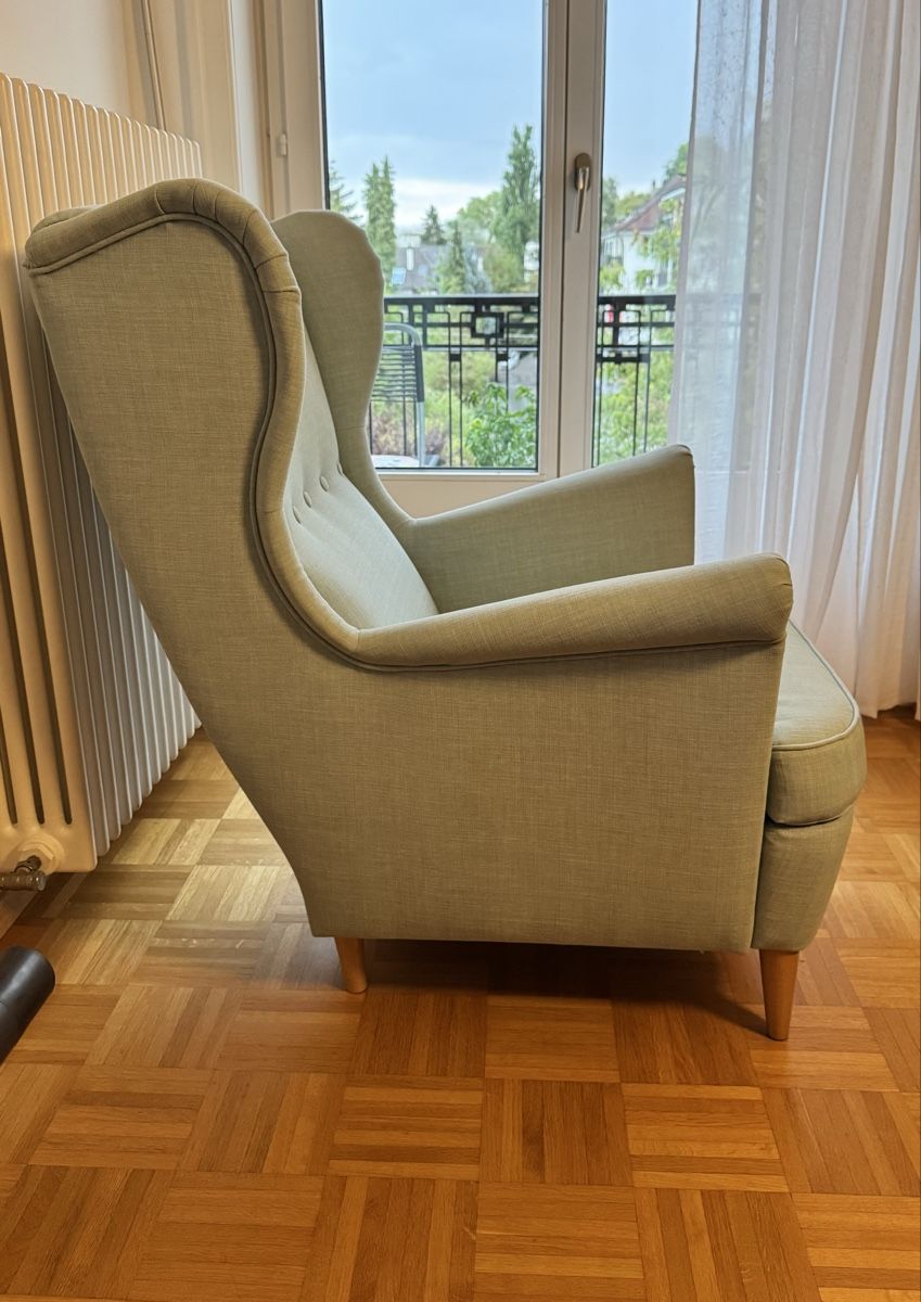 Ikea Sessel: Ohrensessel Strandmon von Ikea, hellblau – Neu (gemäss Beschreibung) aus Basel von Galitia 1