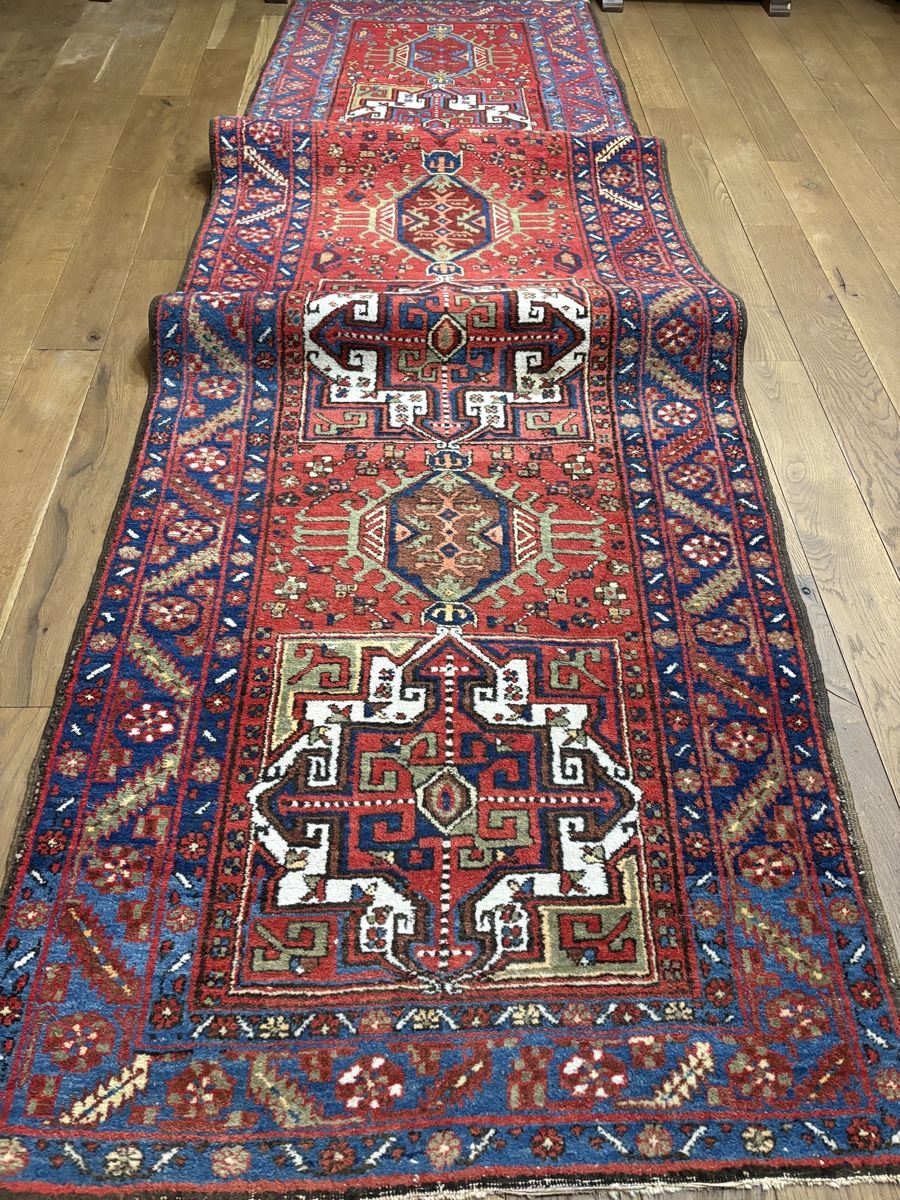 Tappeti: Antiker Heriz Läufer Perserteppich - Extrem Selten – Usato da Bennau venduto da Mayer_Carpets 5
