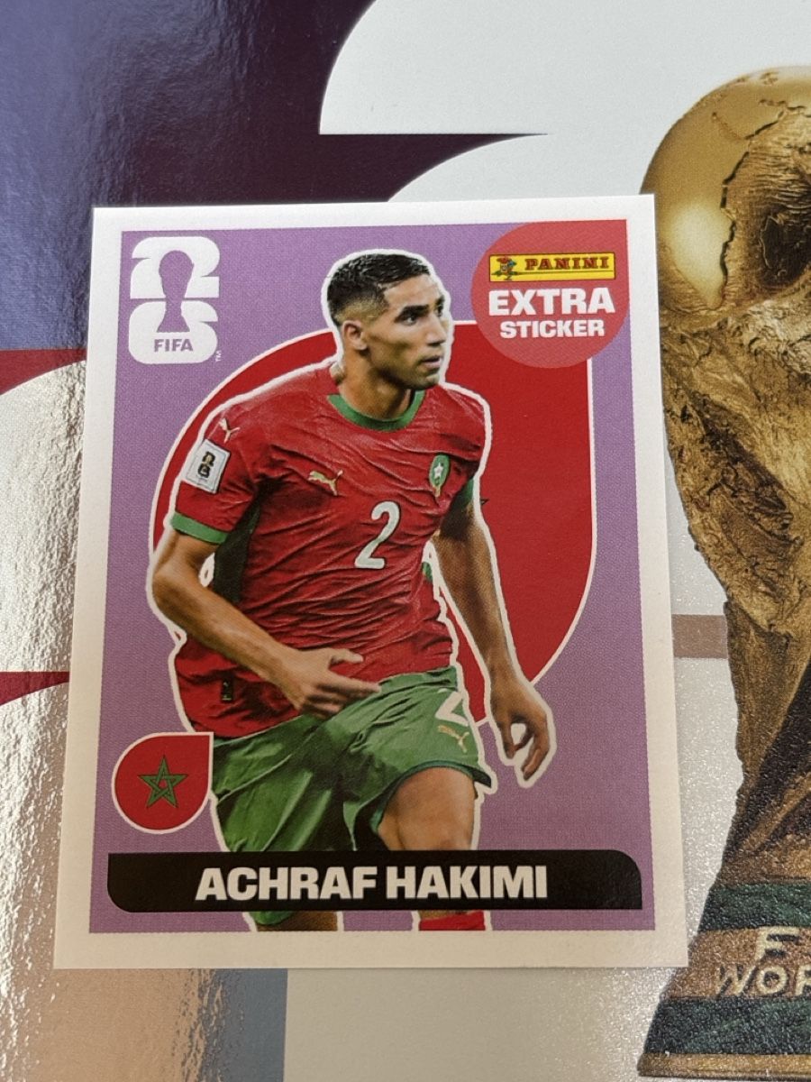 Panini Sammelbilder & Trading cards: Achraf Hakimi Extra sticker Panini – Neu (gemäss Beschreibung) aus St-Saphorin-Morges von AVAVD