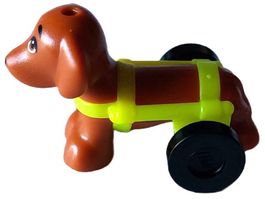 Lego 100559pb01c02 Dog, Friends, Dachshund with Wheelchair
