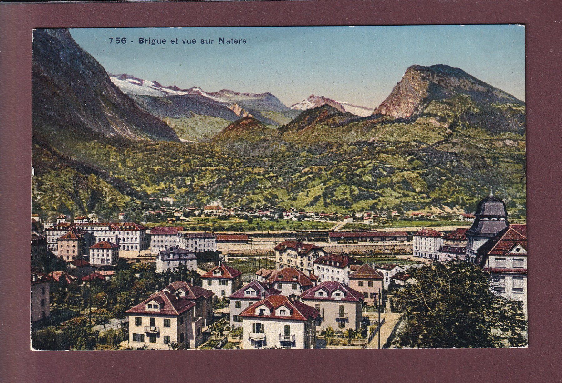 Cartes postales: BRIGUE - Vue sur Naters – D'occasion à Pully par nicecards