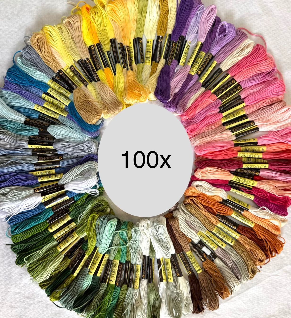 Bastelsets: 100 x Garn Stickgarn Armbändeli Knüpfen Basteln – Neu und originalverpackt aus Leuggern von unico10 3