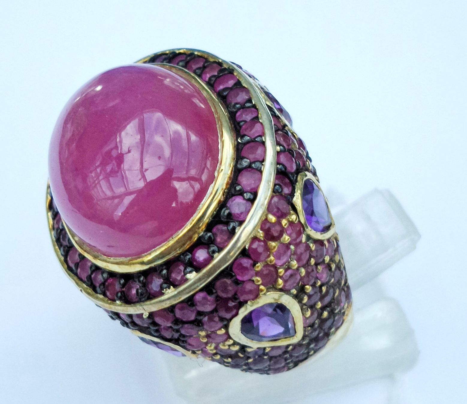 Ringe: Eleganter Ring mit Rubine & Amethysten – Neu (gemäss Beschreibung) aus Zürich von Bieter04 7