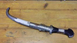 Antiker Marokkanischer Krumdolch, Sammlerstück  (L10)