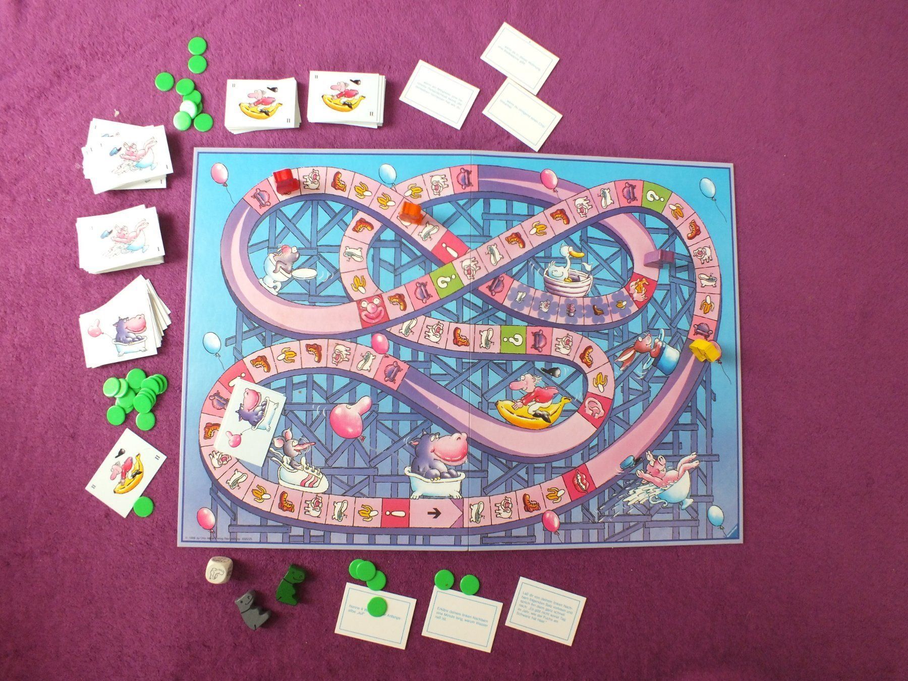 Ravensburger Spiele: Das Nilpferd in der Achterbahn – Gebraucht aus Müllheim Dorf von Seeeule01 3