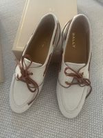 BALLY Boat Shoes PIume natur/braun Grösse 37 neu