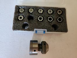 EMCO UNIMAT SPANNZANGENFUTTER & SPANNZANGENSATZ 1 bis 10 mm.
