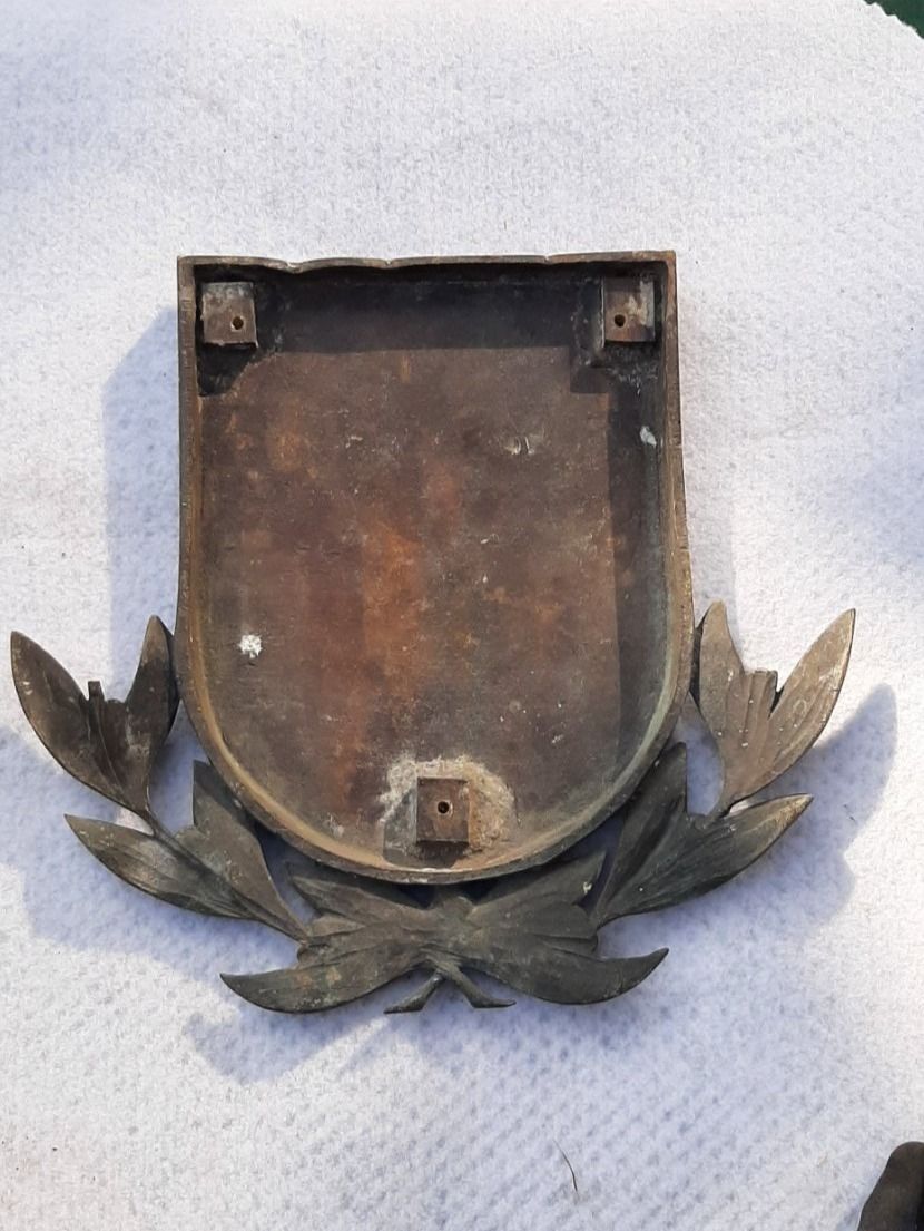 Skulpturen & Statuen: Wappen aus Bronze – Gebraucht aus Lohn-Ammannsegg von  3