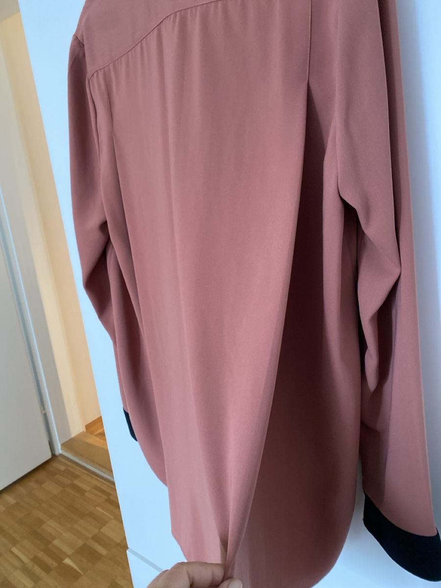 The Row Blusen: The Row Blouse M Long Sleeve Rust Black Collar Cuffs Buttons – Neu (gemäss Beschreibung) aus Herrliberg von non_5qdb 4