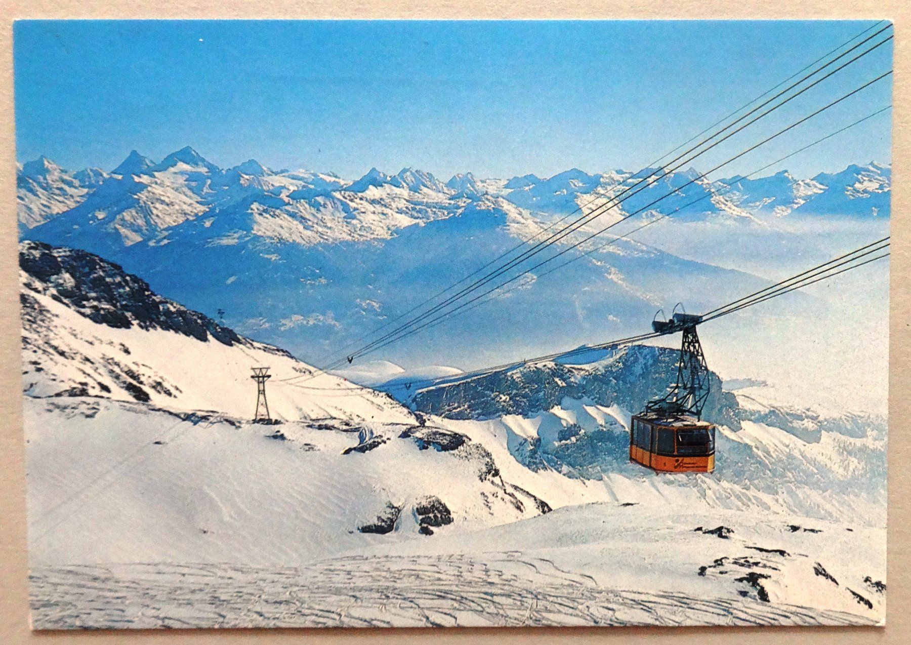 Cartoline postali: Crans-Montana - Plaine-Morte 3000 m – Usato da Fétigny venduto da Billy2miny