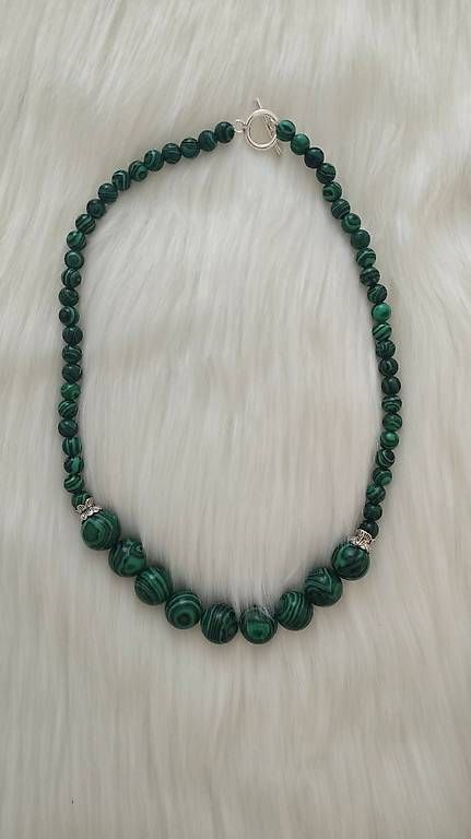 Catenine: Collier malachite – Usato da Cheseaux-Lausanne venduto da Ana_Gandarinho