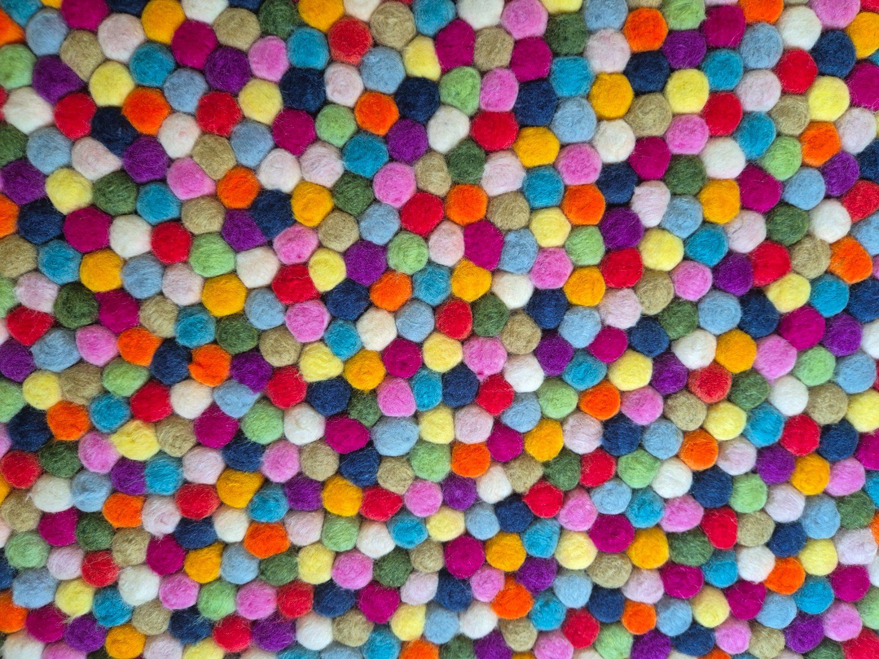 Hay Tappeti: HAY Pinocchio round wool rug 90cm – Usato da Zürich venduto da monadiederich 1