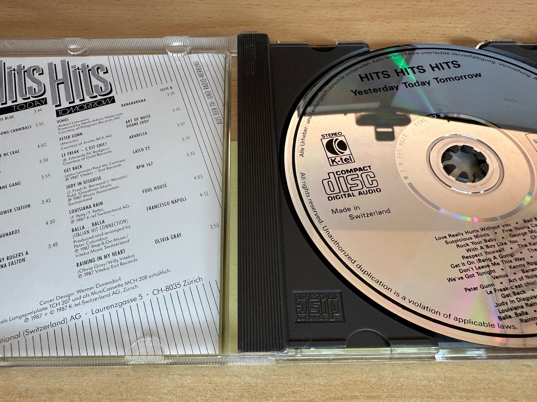 CDs: Various – Hits - Yesterday...Today...Tomorrow – Gebraucht aus Rikon im Tösstal von Alpenmutz 2