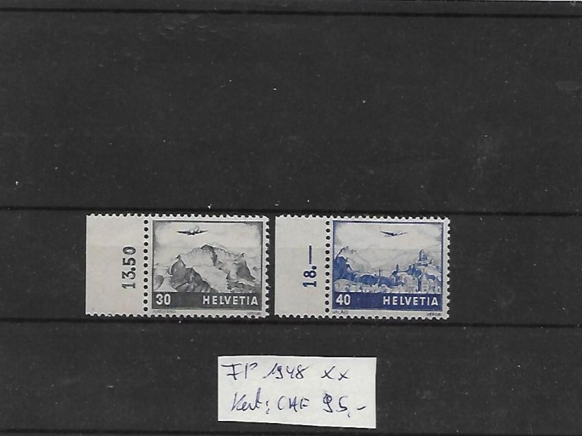 Alle Briefmarken: FP 1948 ** Kat: CHF 95.- – Neu (gemäss Beschreibung) aus Basel von Ilp