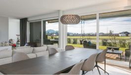 Designer Esstisch (Arco) mit 6 Stühlen (Crassevig)