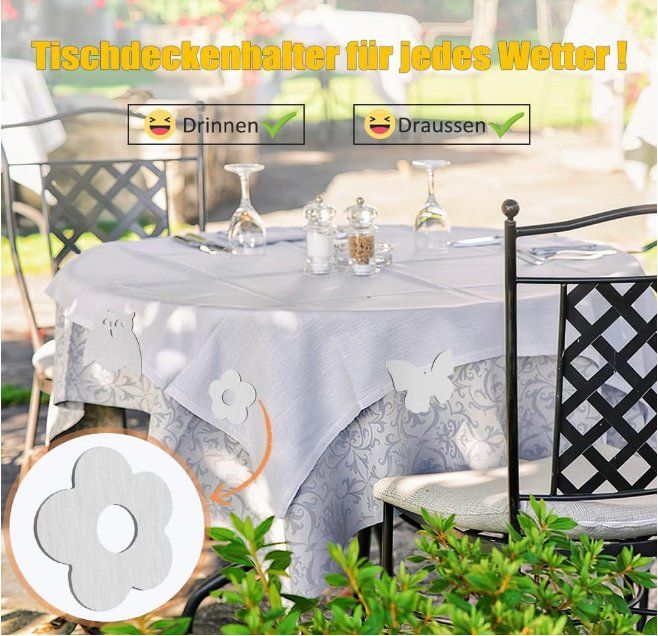 Magnete: 8 Stück Tischdeckenbeschwerer Draußen Extra Schwer Magnete – Neu (gemäss Beschreibung) aus Thun von Laoye 5