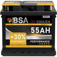 BSA Autobatterie 12V 55Ah